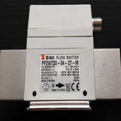 纯日本进口SMC流量开关PF2W720-04-27-M水用数字式流量开关